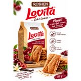Roshen Lovita Vişne ve Vanilya Dolgulu Kurabiye Bisküvi