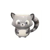 Rosie 3D Rakun Seramik Kahve Fincanı