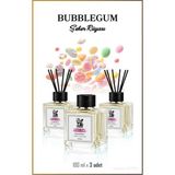 Rosie 3'lü Bubblegum Çubuklu Oda Kokusu 100 ml - FRESH