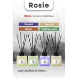 ROSIE 4'lü 100 ml Yasemin, Kavun, Sümbül ve Yeşilçay Limon oda kokusu