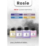 Rosie Rosıe 100 ml Oda Kokusu 4'lü Lavanta, Mango, Orkide ve Pudra - FRESH