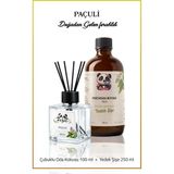 Rosie Rosıe Paçuli Koku Seti, Yedek Şişe 250 ml + Çubuklu Oda Kokusu 100 ml - yok - Şeffaf