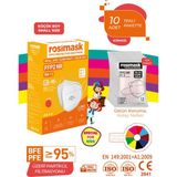 Rosimask Ffp2 Çocuk Maske (6-12 Yaş) 10 Adet Kırmızı Maske