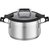 Rösle 91397 Silence Çap 20 cm Paslanmaz Çelik Cam Kapak Derin Tencere