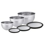 Rösle Cam kapaklı kase seti, 16 cm - 20 cm - 24 cm 13392