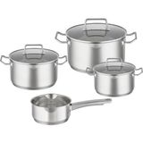 Rösle Expertiso 4 Parça Tencere Seti 91947 - Paslanmaz Çelik, 16, 20, 24 cm Tencere ve 16 cm Sos - Çok Renkli