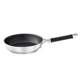 RÖSLE SILENCE PRO kızartma tavası, çizilmeye karşı dayanıklı birinci sınıf yapışmaz kaplama ProResist, silikon sap, 28 cm, paslanmaz çelik 18/10, indüksiyonlu ocaklara uygun, bulaşık makinesinde
