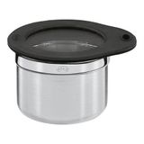 rösle Silikon ve Cam Kapaklı Saklama Kabı Paslanmaz Çelik 0,3 Lt