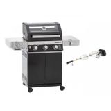 Rösle Videro Gazlı Barbekü Siyah G3-S