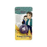 Rosmarin Lilafix kafa biti tedavisi, bitkisel kovucu, doğal kız çocukları için saç bantları klipsler, erkek göğüs rozeti, bitlere karşı iğne önleme 5'li paket (erkek çocuk rozeti 5 adet)