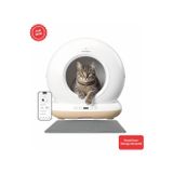 RossClean Akıllı Kedi Tuvaleti Pro 72L Koku Kartuşlu-Led Aydınlatmalı-App Uygulamalı-Uv Temizleme
