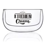 Rossel Premium Perotti Double Bowl 300 Ml. Cam Kase 13795