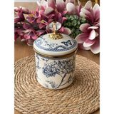 Rossev Blue Emaye Kavanoz -12 cm - 1 Adet - 100 ml - Renkli