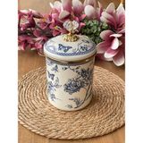 Rossev Blue Emaye Kavanoz-15 cm - 1 Adet - 100 ml - Renkli