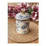 ROSSEV Blue Emaye Kavanoz-15 Cm