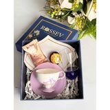 Rossev Hediyelik Iris Kişiye Özel Hediye Kutulu Fincan Takımı - 5 Adet - 90 ml