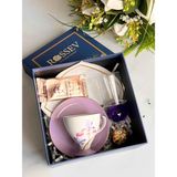 Rossev Hediyelik Veronica Iris Kişiye Özel Hediye Kutulu Fincan Takımı - 5 Adet - 90 ml