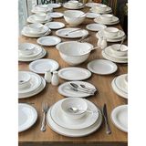 Rossev Modern Nantes Silver 149 Parça 12 Kişilik Yemek Takımı