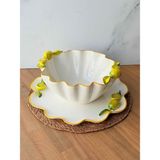 Rossev Porselen Amarillo Salata Kasesi 25 cm - 0 - 249 ml