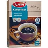Rossmann Rubin 2 Numara Doğal Kahverengi Renkli Kahve Filtresi Kağıdı 2 x 100'lü