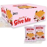 Rosso Bianco Give Me Çilek Kaplamalı Kare Gofret 30GR.*24ADET - 24 Adet