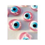 Rosso Levanto 5 Adet 3 Cm Pembe Renk Nazar Boncuk Renkli Nazar Boncuğu.