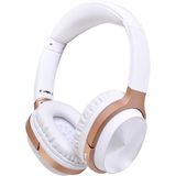 Rosstech BT830 Beyaz Süper Bass Gürültü Azaltıcı Bluetooth 5.0 Kulak Üstü Kulaklık
