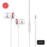 Rosstech Rs-50 Pro Mikrofonlu Kablolu Kulak İçi Kulaklık + Özel Taşıma Çantası - Beyaz