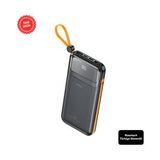 Rosstech RS-500 20.000MAH 22.5W Pd Powerbank Dijital Ekranlı 6 Portlu Dahili Çift Kablolu