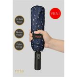 ROTA 10 Telli Ekstra Dayanıklı Fiber Tel Otomatik Açılır/kapanır Şemsiye 3060w -Deniz Temalı