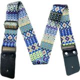 Rota G-Strap Squared Elegance Deri Uçlu Ukulele Ve Gitar Askısı