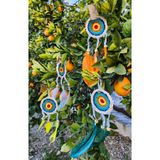 Rota Hediyelik Araba Süsü Rüya Kapanı Dreamcatcher Dikiz Aynası Süs Duvar Dekorasyon Bahçe Balkon Ağaç