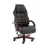 Rota Ofis Comfort Ahşap Makam Koltuğu Çift Kol Mekanizma