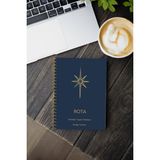 Rota Stratejik Yaşam Rehberi - Spiralli Ajanda ve Defter - Simge Yaman - 166-Lacivert