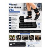 Rotantix 2 Kg X 2 Adet El Ayak Ağırlığı Seti Kum Torbası Toplam 4 Kilo Kas Bilek Güçlendirici Ağırlık