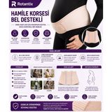 Rotantix Hamile Korsesi Ortopedik Destekli Bel ve Karın Desteği Sağlayan Ayarlanabilir Yapı