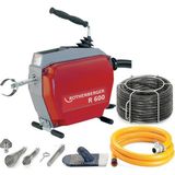 Rothenberger R600 Kanal Açma Makinesi+16/22 mm Spiral ve Uç Seti