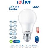 ROTHER RTL01115 Rother A60 LED Ampul 15W E27 1520 Lümen 4000K Gün Işığı - Enerji Tasarruflu Ampul - Amber