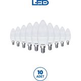 ROTHER RTL02111-10 Rother LED Mum Avize Ampul 6WE14 470Lümen 4000K Gün Işığı Enerji Tasarruflu Ampul 10Adet