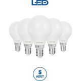 ROTHER RTL09201 Rother G45 LED Ampul 6W E14 470 Lümen 6000K Beyaz Işık Enerji Tasarruflu Ampul 5 Adet