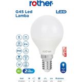 Rother RTL09201 Rother G45 LED Ampul 6W E14 470 Lümen 6500K Beyaz Işık - Enerji Tasarruflu Ampul