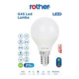 Rother RTL09221 Rother G45 LED Ampul 6W E14 470 Lümen 3000K Sarı Işık - Enerji Tasarruflu Ampul