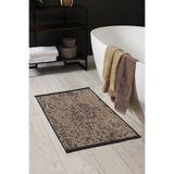 Rothi Pamuklu Kaymaz Taban Kahverengi Banyo Paspası 60x100