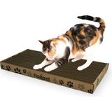 Rotipet Karton Kedi Tırmalama Tahtası 45x4x24cm Kullanım Alanı İçin Dayanıklı Materyal