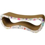 Rotipet Karton Kedi Tırmalama Tahtası Large 67x22,5x24 cm İç Mekan Kullanımı İçin Doğal Malzeme