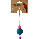 Rotipet Şekilli Plastik Toplu Sarkaç Kuş Oyuncağı