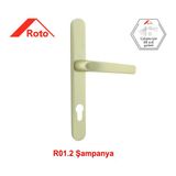 Roto 35/85 Pimapen Kilitli Kapı Kolu (Şampanya)
