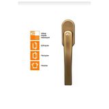 Roto Bronz Pencere Kolu
