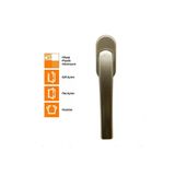 Roto Secustik (Koyu Bronz)Pencere Kolu
