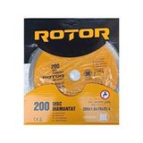Rotor Seramik Kesme Elmas Kesici Disk 200x1.6x25.4 (DÜZ) - Seramik, Taş ve Mermer kesmek için